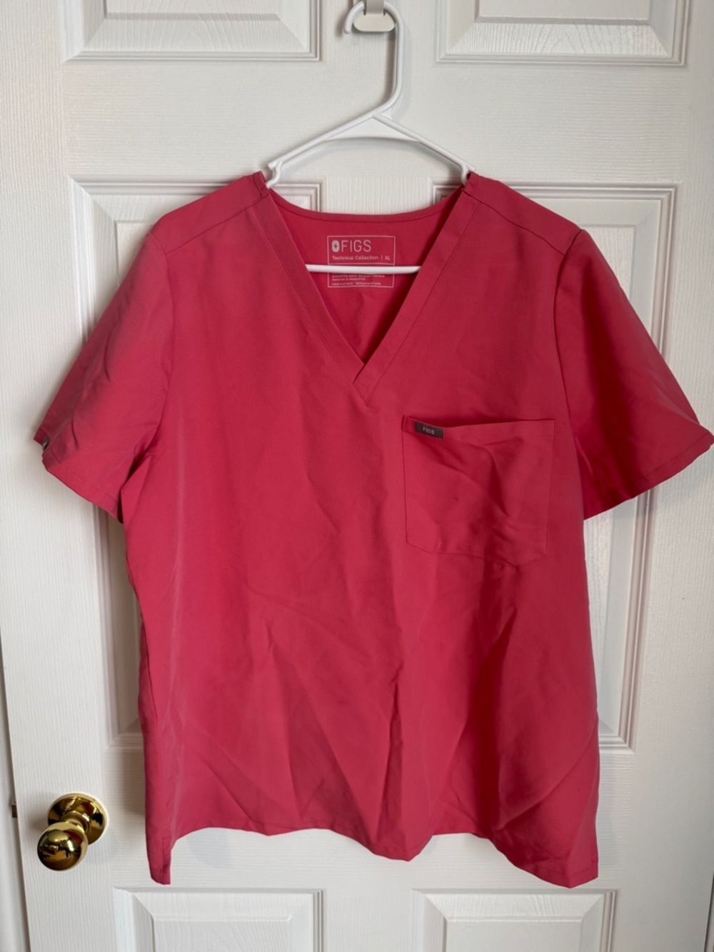 FIGS Catarina Scrub Top – Dusty Rose – XL